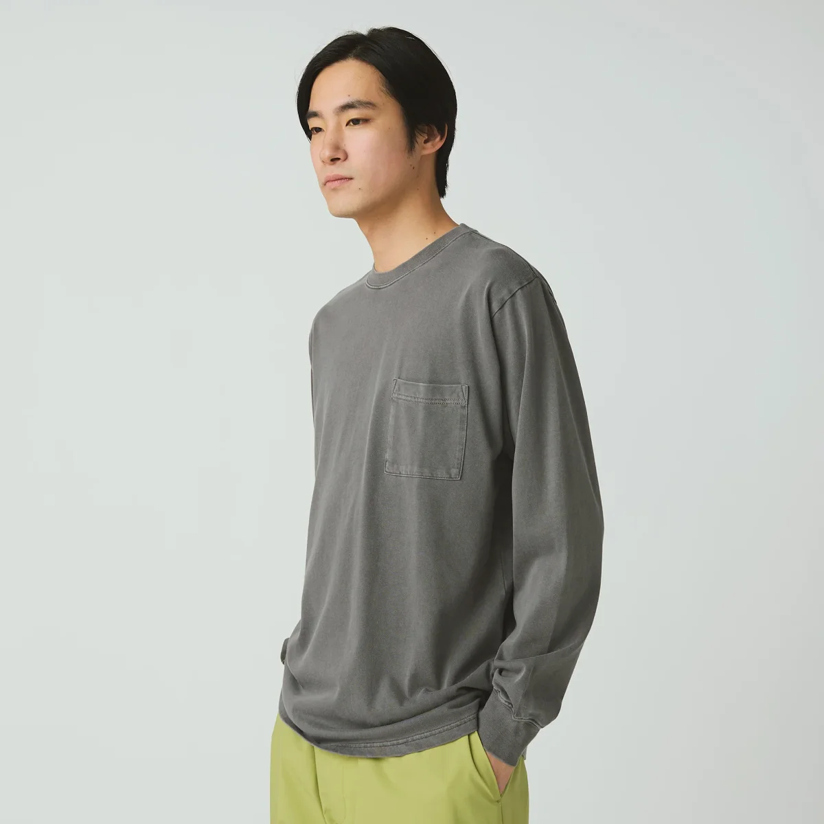 Garment Dyed L/S T-Shirt - Image 6
