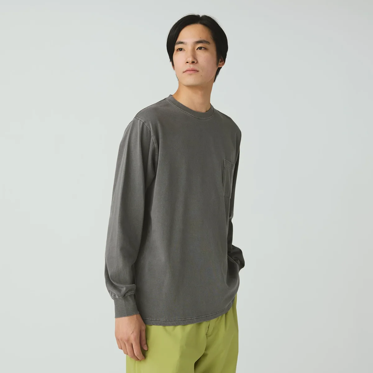Garment Dyed L/S T-Shirt - Image 7