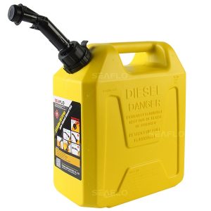 TANQUE DE DIESEL 2.6 GALOES/10 LITROS AMARELO C/BICO