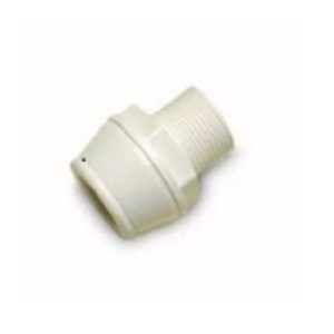 SUPORTE DO CHUVEIRO COM ROSCA EM PLASTICO BRANCO