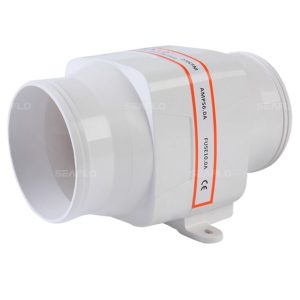 EXAUSTOR BLOWER LINEAR 270CFM 24V 456M3/H 3.0A 4″ 02S