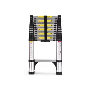 Escada Telescópica Inox Retrátil 4.4M 15 Degraus