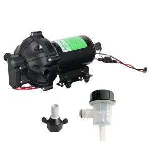 Bomba de Pressurização INDFLO 5.5GPM 12V 18.9LPM 60PSI – Alta Performance e Resistência Química