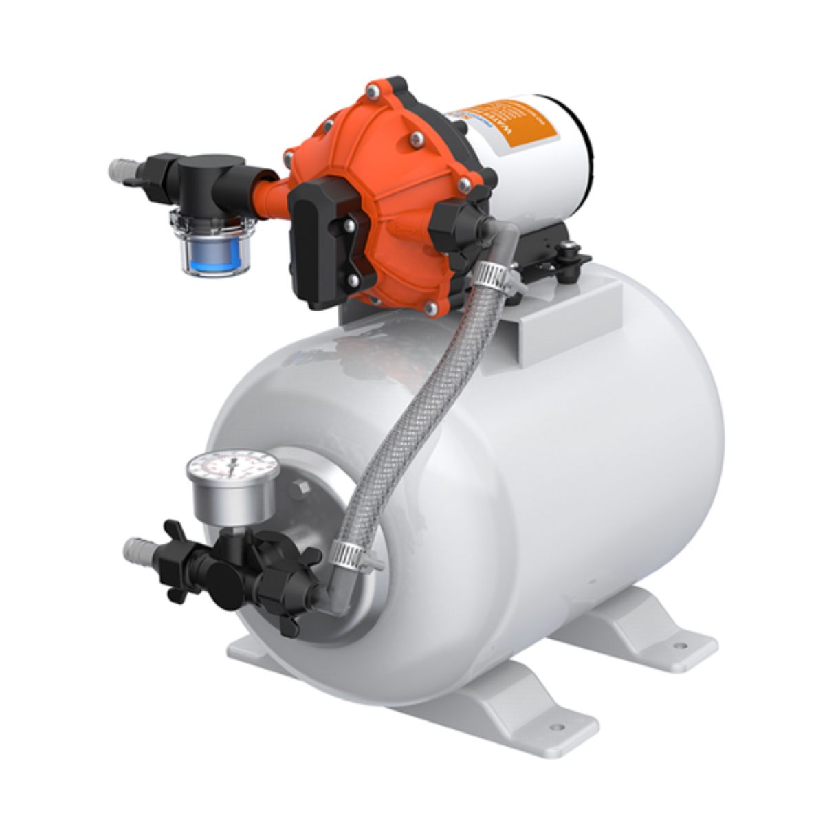 KIT TANQUE ACUMULADOR 8L BOMBA DE PRESSURIZAÇÃO 5GPM 60PSI - Image 2