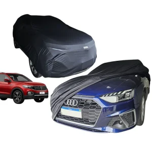 Capa Cobrir Carro VW T-Cross Tecido Lycra Protege De Riscos Sol Poeira