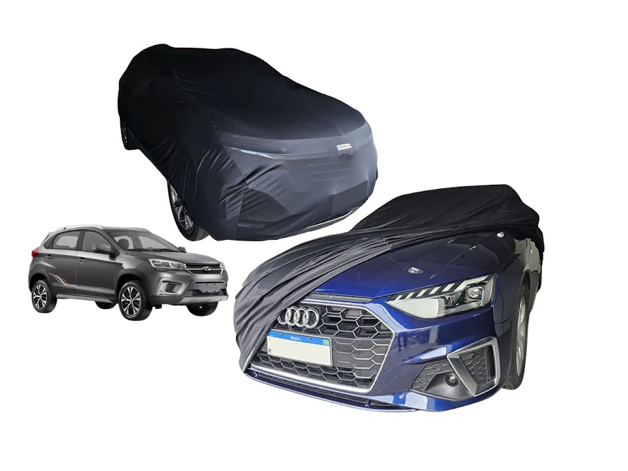 Capa Cobrir Carro Chery Tiggo 2 Tecido Lycra Protege De Riscos Sol Poeira