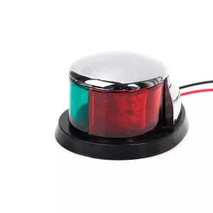Luz De Navegação Bicolor Bombordo Boreste Em Aço Inox