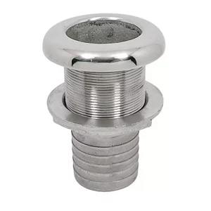 Saída de agua Inox Com Conector 1 1/2″ Barcos Veleiros