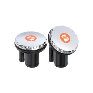 TAMPA DE TANQUE COM RESPIRO PARA GASOLINA RETA OU ANGULADA NYLON E AÇO INOX 316
