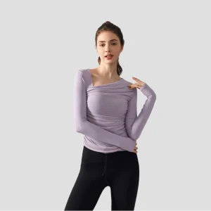UV Slant Collar Top