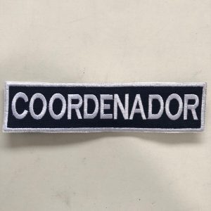 Placa De Função Coordenador Com Velcro