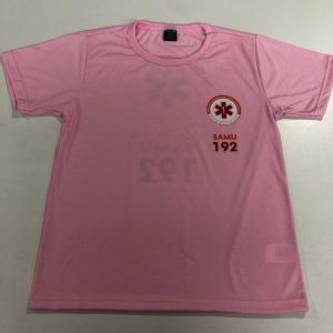 Camiseta Samu Rosa Estampada
