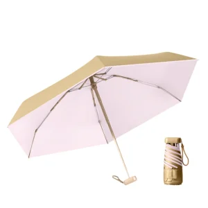 Gold Compact UPF 50+ Umbrella