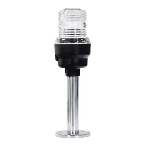 Luz De Top Cor Branca Com Estrobo Xenon Para Fundeio 12v Reforçado 20cm