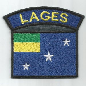 Bandeira Do Município De Lages Com Tarjeta – Bordado