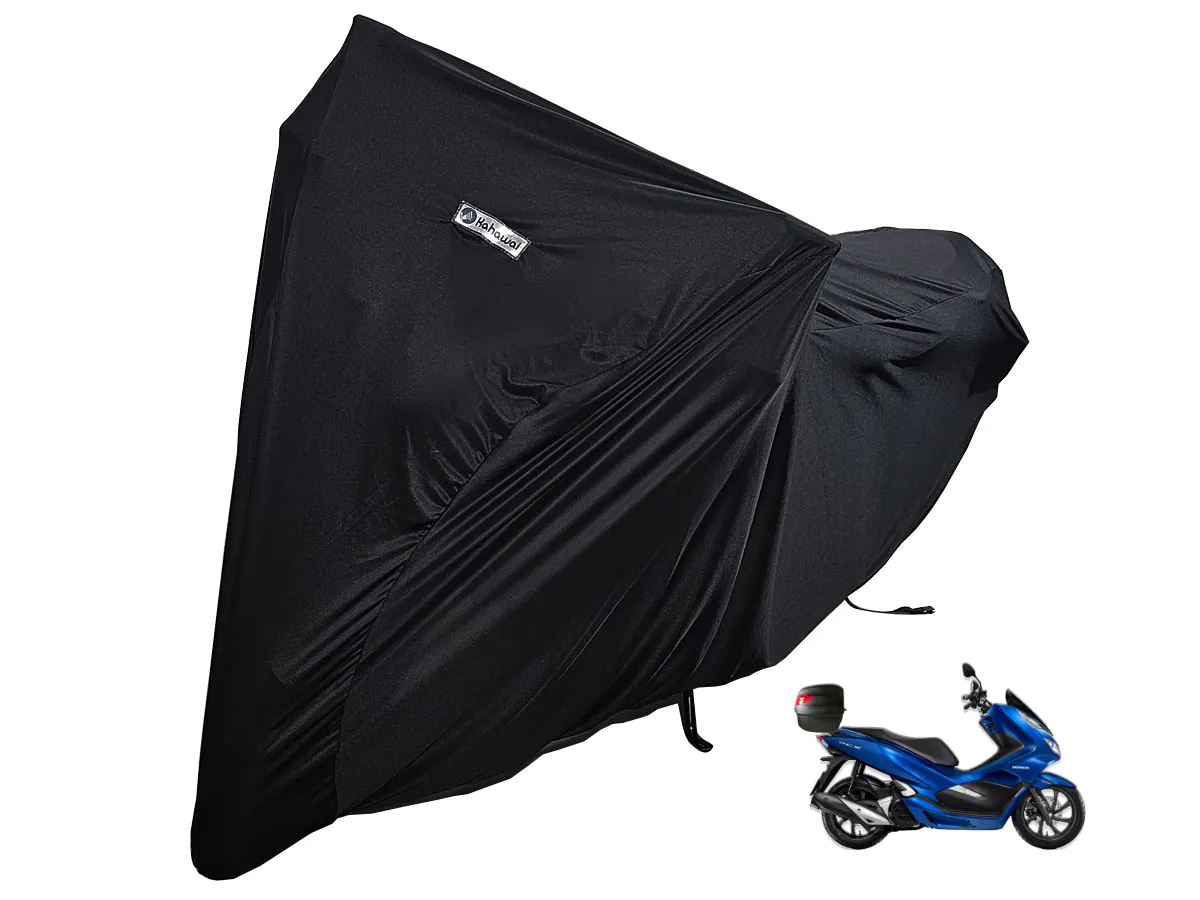 Capa Cobrir Moto Tecido Lycra Pcx 150 Com Bau/Bauleto