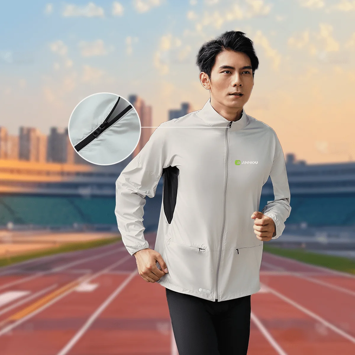 Stand Collar UV Protection Windbreaker - Image 5