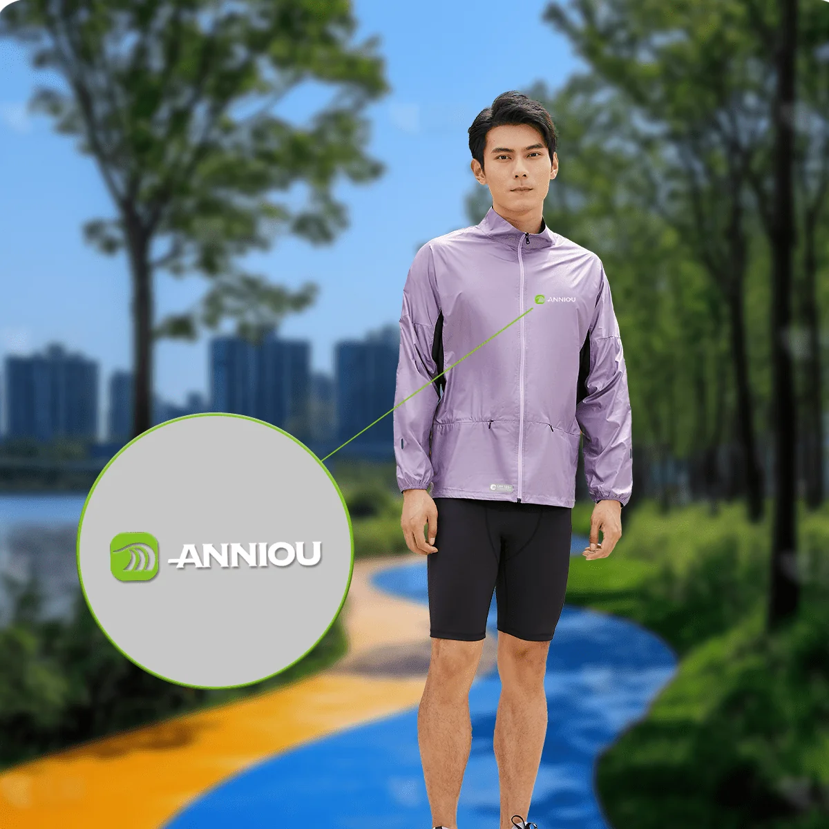 Stand Collar UV Protection Windbreaker - Image 3