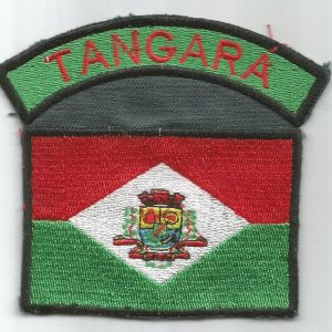 Bandeira Do Município De Tangara Com Tarjeta – Bordado