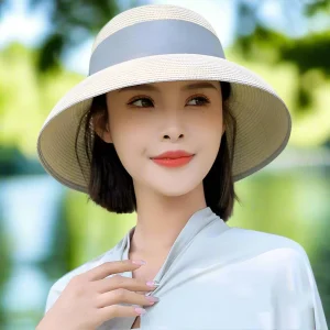 Women's UPF 50+ Straw Hat